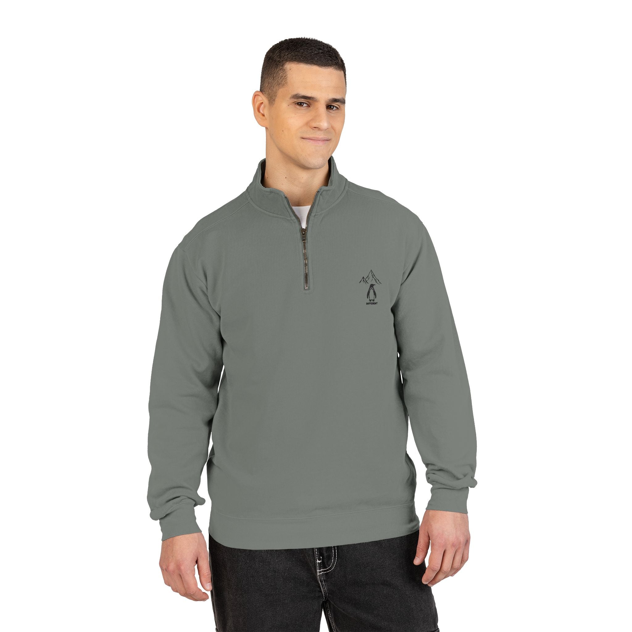 Quarter-Zip Sweatshirt  Casual Pullover