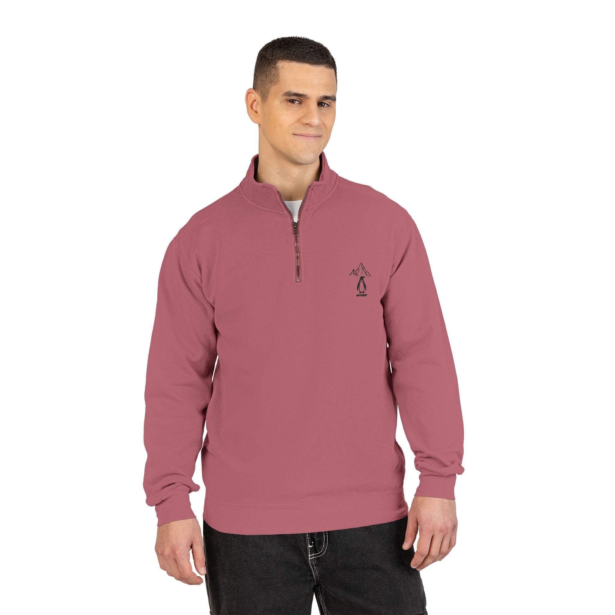 Quarter-Zip Sweatshirt  Casual Pullover
