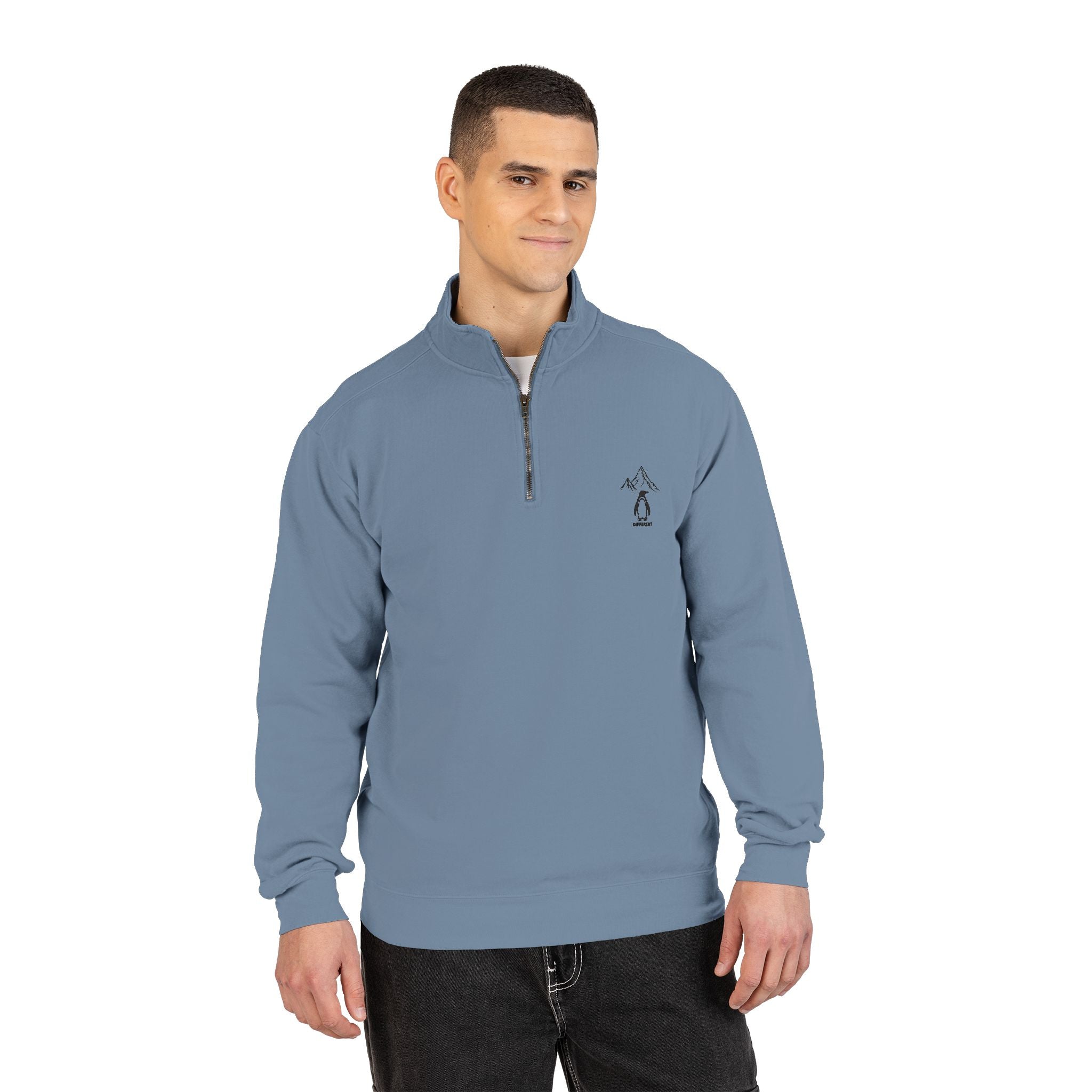 Quarter-Zip Sweatshirt  Casual Pullover