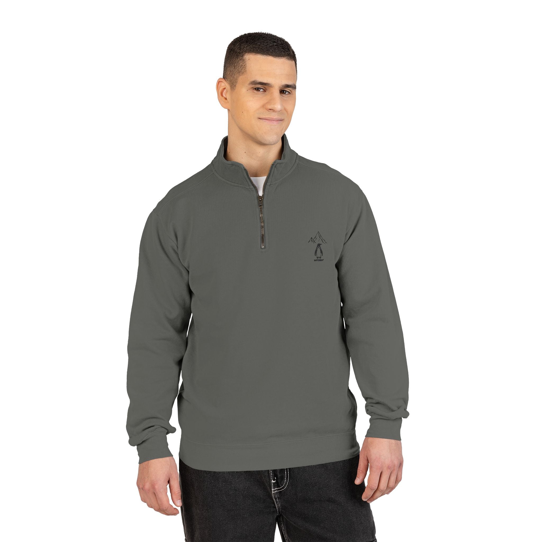 Quarter-Zip Sweatshirt  Casual Pullover